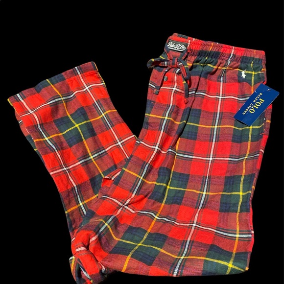 🆕POLO Ralph Lauren Cozy Bundle 🔥Comfy Classy Plaid evening pant & socks. Large - Picture 2 of 8